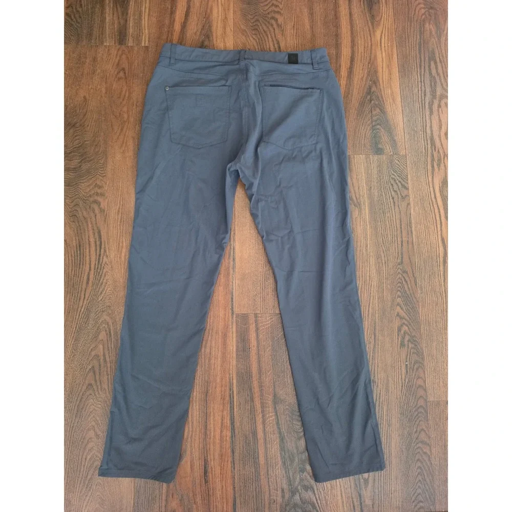Vuori Meta Pants Mens 34 Charcoal‎ Grey Technical 5-Pocket Performance Trousers